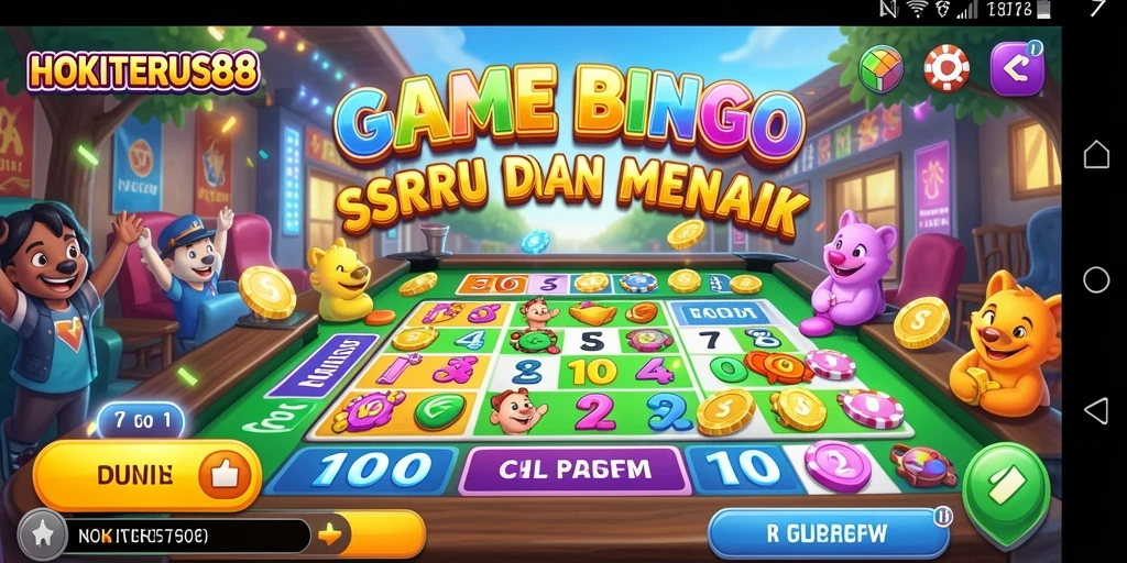 Tampilan gameplay HOKITERUS88 yang menarik dan penuh warna.