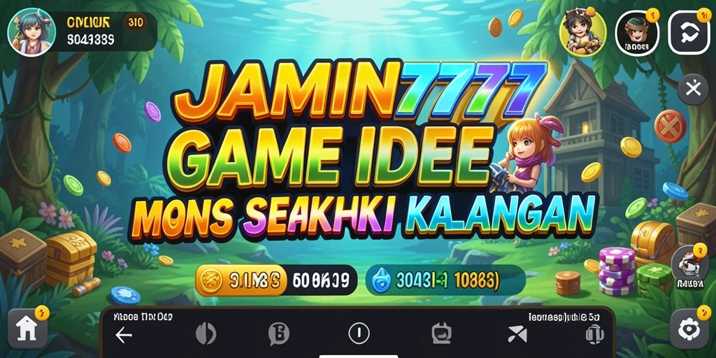 Tangkapan layar menampilkan aksi gameplay yang seru dalam JAMIN777.