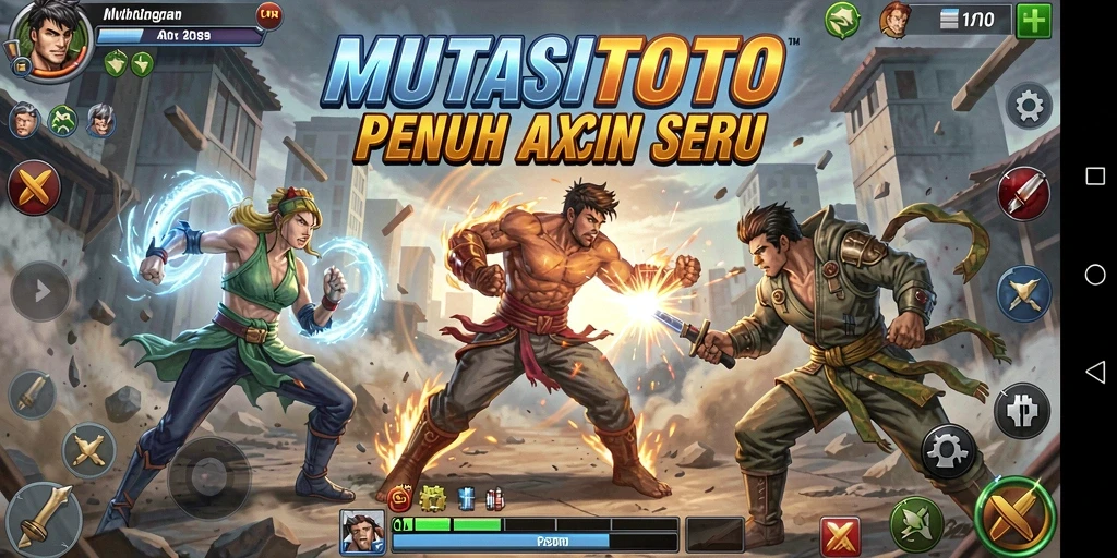 Tampilan seru aksi pertarungan dalam MUTASITOTO.