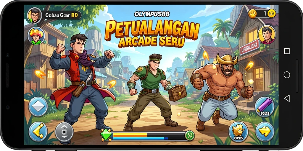 Tampilan animasi gameplay menawan di OLYMPUS88.