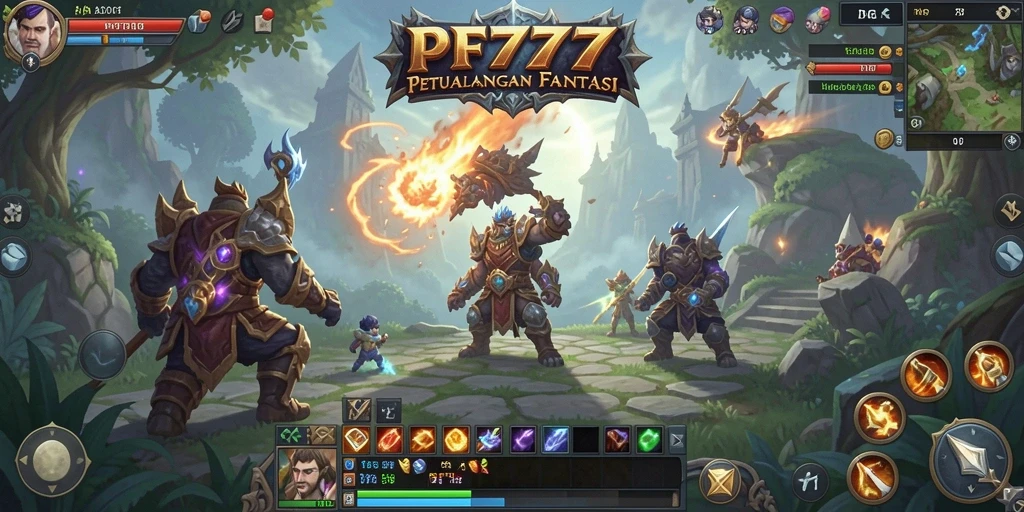 Gameplay menarik dengan grafis menakjubkan di PF777.