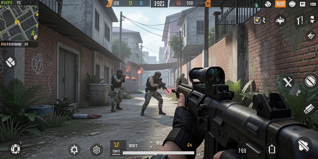 Tampilan aksi mendebarkan dalam gameplay RVIP2 yang penuh strategi.
