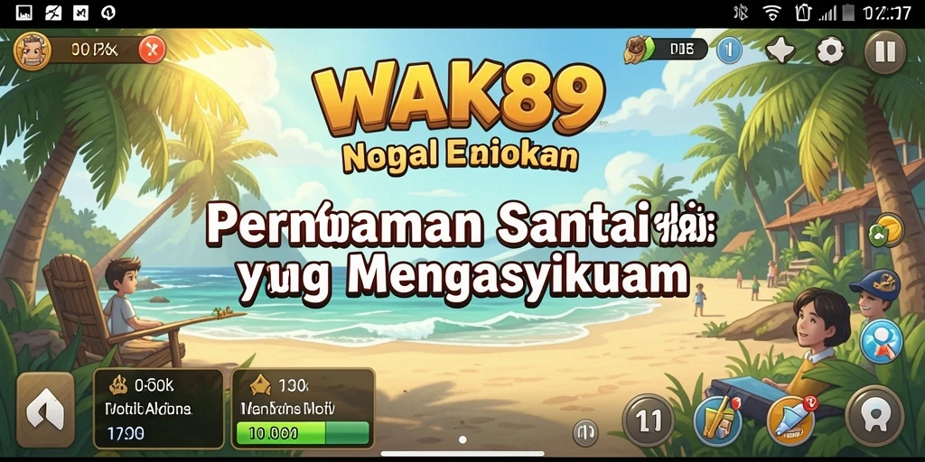 Tangkapan layar gameplay WAK89 yang menyenangkan dan penuh warna.